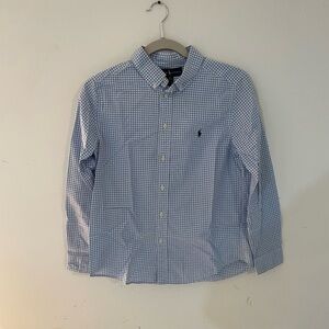 Navy Casual Button Down Shirt with Soft Fabric and Relaxed Fit